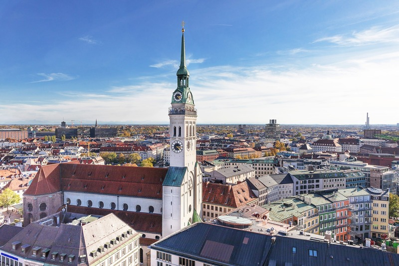 Blick über die Münchner Altstadt